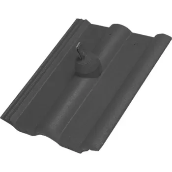 Střešní krytina Bramac - Classic PROTECTOR PLUS taška hromosvodová - ebenově černá