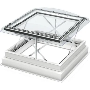Velux zařízení pro odvod kouře a tepla do ploché střechy CSP 100x100cm, polykarbonát čirý 0010A