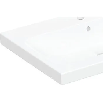 Umyvadlo Geberit iCon Light umyvadlo na desku, 75x48 cm, otovr pro baterii, s přepadem, KeraTect, bílá (501.848.00.2)