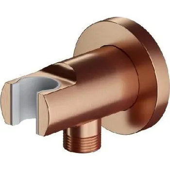 Sprchový držák OMNIRES - Nástěnné kolínko s držákem, kartáčovaná měď 8873CPB
