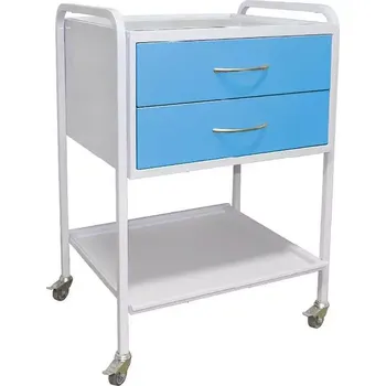 OV - 52 vozík 2-zásuvkový, mobilní, bílý/modrý