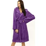 Hřejivý župan Luna fialový XL