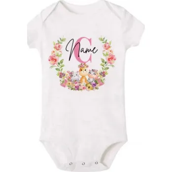 Personalizované body pro miminka s vlastním jménem a písmenkem z ABECEDY Velikost: 18 měsíců, Písmenko: C