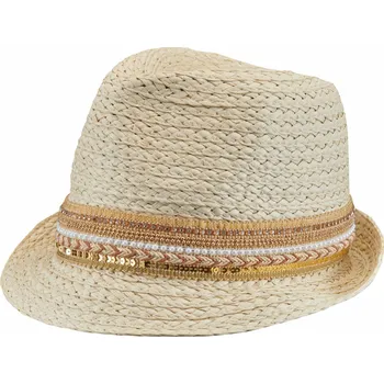 Klobouk Capricio Malia, Dám.sluneční klobouk 100% papír - 0 - béžová - M