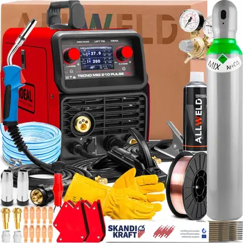 Svářečka Svářečka IDEAL TECNOMIG 210 PULSE 230V 200A 2T/4T MMA TIG LIFT Pájecí svařování