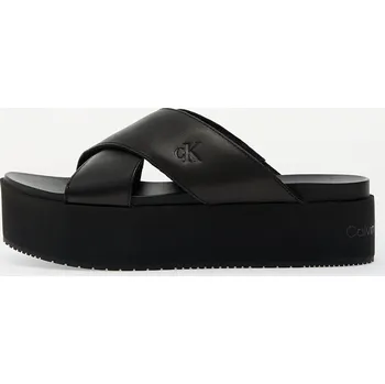 Dámské tenisky Tenisky Calvin Klein Jeans Flatform Cross Mg Uc Black EUR 41
