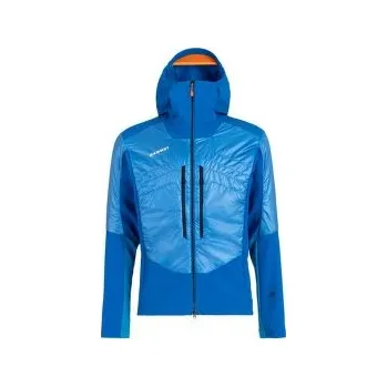 Pánská větrovka Mammut Eisfeld SO Hybrid Hooded Jacket Men azurit modrá XL
