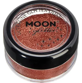 Karnevalový doplněk Třpytky na tělo - Moon Glitter Classic Ultrafine -bronz 5g