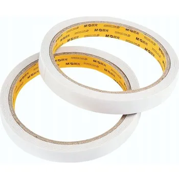 Tenká OBOUSTRANNÁ LEPICÍ PÁSKA Ideální do KANCELÁŘE 12 mm x 10 m SADA 2 Kusů