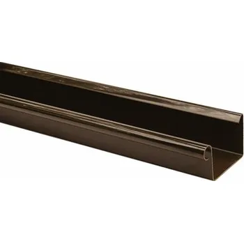 okap Marley - Žlab střešní hranatý hnědý 70 mm, 3 m