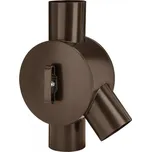 KJG Svodový rozdělovač vody tmavě hnědý 100 mm