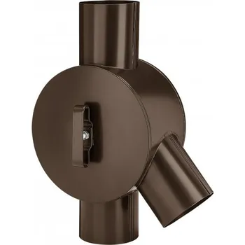 okap KJG Svodový rozdělovač vody tmavě hnědý 100 mm