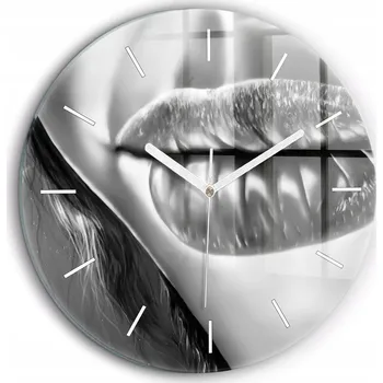 Hodiny Nástěnné hodiny Wallfluent černé 60 cm