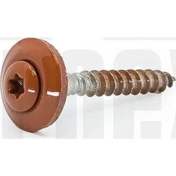 Spojovací materiál Šroub klempířský nerez 4,5x45mm, cihlový RAL8004, T20