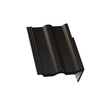 Střecha KM Beta ELEGANT - taška okrajová pravá - černá