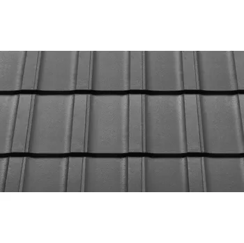 betonová krytina Creaton - Kioto Duratop PRO - základní, tmavě šedá