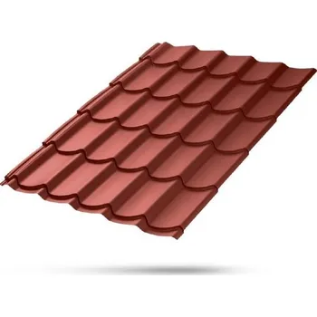 Střecha Lindab - Profil (Ideal) 35 Classic tmavě červená RAL3009