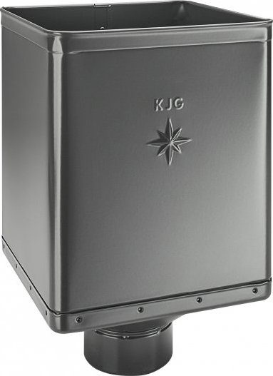 KJG Kotlík žlabový sběrný DESIGN antracit 100 mm