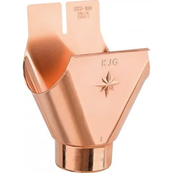 okap KJG Kotlík žlabový 330/120 mm, měděný