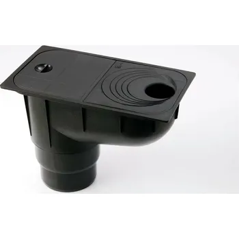 okap Okapová vpusť klapka/lapač černý.