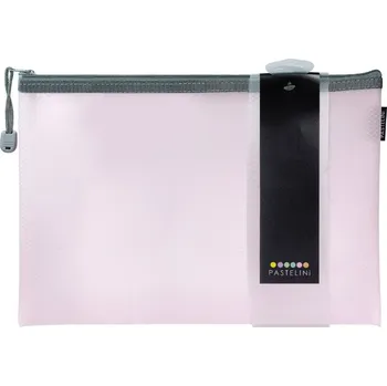 Obálka Obálka se zipem síťovaná A4 PASTELINI růžová