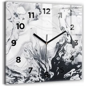 Hodiny Nástěnné hodiny Wallfluent černé 30 cm