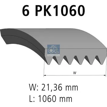 ozubený klínový řemen DT Spare Parts 11.12080