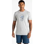 Pánské bavlněné tričko Dare2b MOVEMENT III světle šedá S