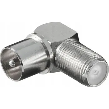 Elektrická zásuvka RF adaptér zástrčka / F-zásuvka ÚHLOVÝ