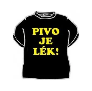 Divja Tričko - Pivo je lék Velikost: XXL
