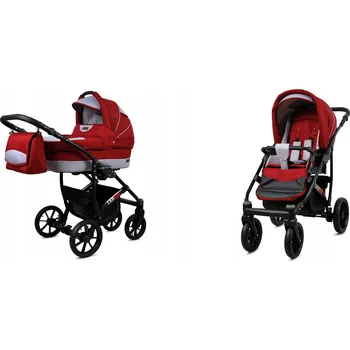 Kočárek Dětský kočárek 2v1 BabyLux LARGO – sporťák a hluboká korba, lehký, s taškou