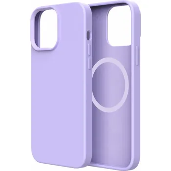 Pouzdro na mobilní telefon ER POWER Silikonový kryt CARNEVAL SNAP pro iPhone 14 Plus s MagSafe - světle fialová