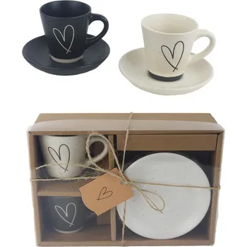 Hrníček s podšálkem, 2 sady X6961