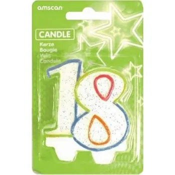 Party dekorace Svíčka - 18 barevná