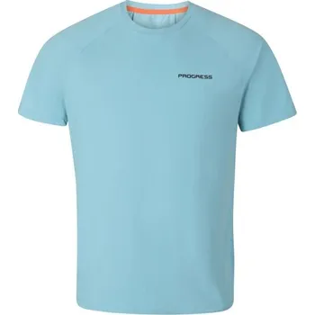 Pánské tričko Pánské sportovní triko PROGRESS STOUT XL Světle modrá, Černá