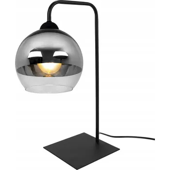 Stojací lampa STOJACÍ LAMPA NOČNÍ KANCELÁŘSKÁ CHROMOVÁ KOULE LED