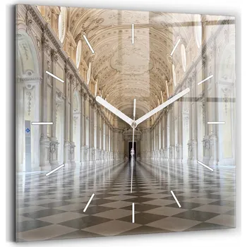 Hodiny Nástěnné hodiny Wallfluent bílé 30 cm