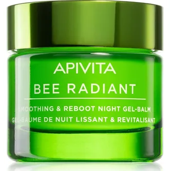 Pleťový krém APIVITA Bee Radiant Smoothing & Reboot Night Gel-Balm noční detoxikační a vyhlazující gel-balzám 50 ml