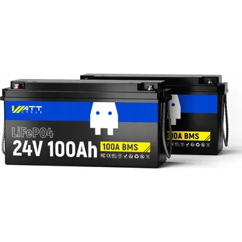 Záložní baterie Akumulátor WattCycle 24 V 100 Ah