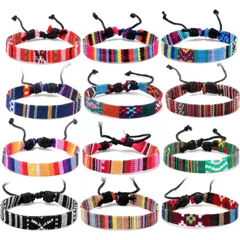 Náramek Unisex tkaný náramek Orient