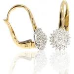 Zlatnictví Helios Zlaté patentové náušnice s Diamanty