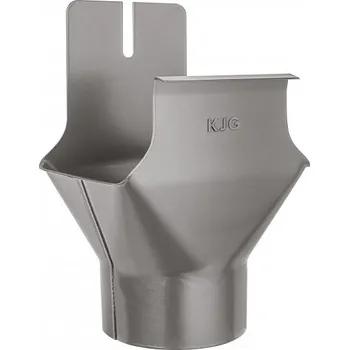 okap KJG Kotlík žlabový hranatý bílo hliník tmavý 250/80 mm