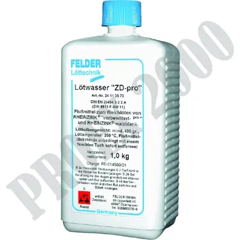 Páječka Lötwasser na RZ předzv - ZD-PRO, 750ml/1 kg (Felder)