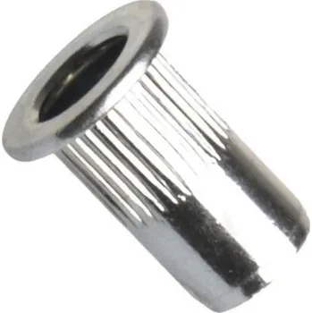 Matice Nýtovací matice pozinkovaná M5x12mm - rýhovaná