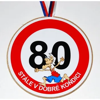 Žertovný předmět Jirka Medaile k 80. narozeninám pro muže - originální dárek k jubileu