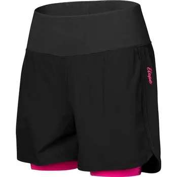 Cyklistické kalhoty ETAPE dámské volné kalhoty CLAUDIA, černá/růžová L