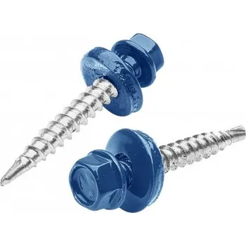 Šroub Šroub samořezný pozink. 4,8x35mm modrá RAL5010