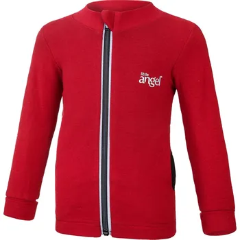 Dětský overall Little Angel Mikina REFLEX smyk rozepínací Outlast® - scarlet Velikost oblečení: 128