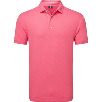 FootJoy Speckle Print Pique pánské polo, růžové pánské, M