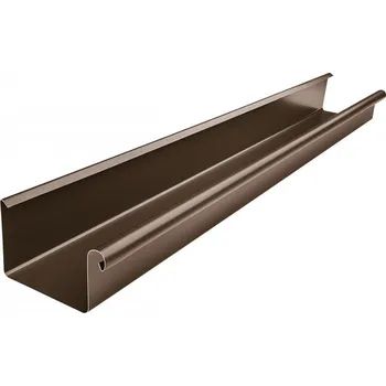 okap KJG Okapový žlab hranatý tmavě hnědý 500 mm, 4 m